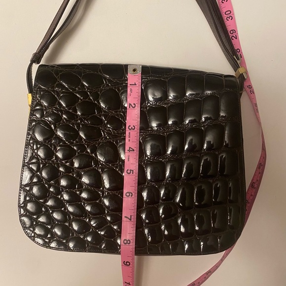 Vintage Amelia Berko Brown Leather Shoulder Bag - Picture 6 of 9